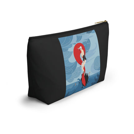 Siren of the Waves Cosmetic Bag – Dramatic Sea Power & Bold Elegance