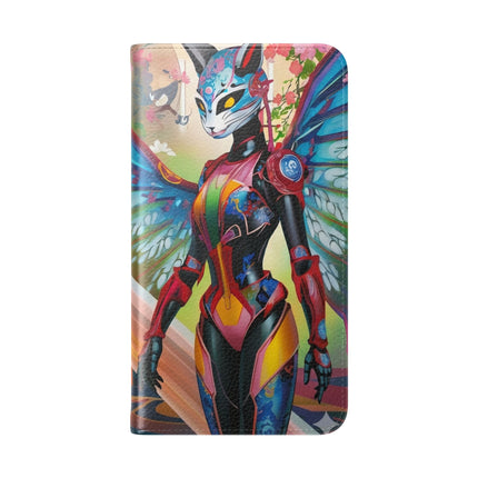 🦊🦋 Cyber Kitsune Butterfly Guardian Phone Case – Neon Magic & Digital Dreams
