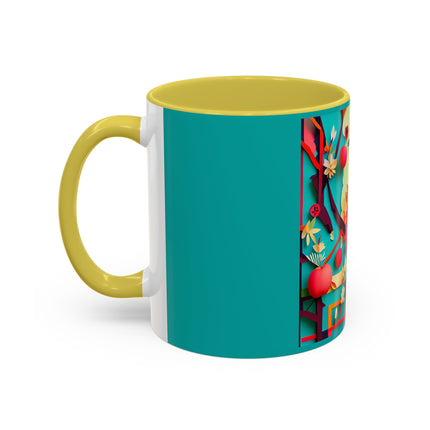Curious Crow Colorful Mugs (11oz, 15oz)