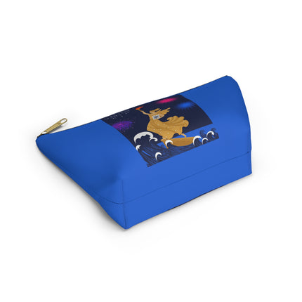 Liberty's Triumph Cosmetic Bag – Art Deco Victory & Golden Grandeur