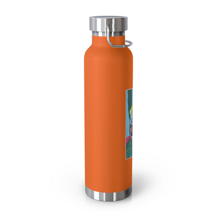 Exquisite Elegance by Umberto Brunelleschi Copper Vacuum Insulated Bottle, 22oz