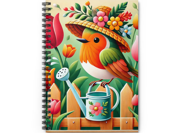 The Little Garden Tender Spiral Notebook - Ruled Line