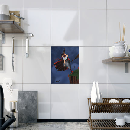 The Enchanted Witch Ceramic Tile