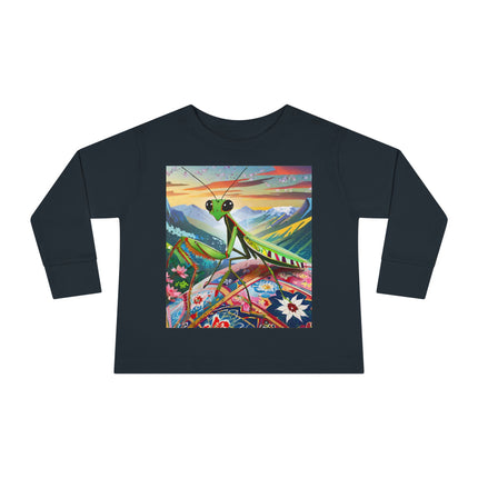 The Joyful Mantis Toddler Long Sleeve Tee