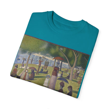 A Sunday on La Grande Jatte by Georges Seurat Unisex Garment-Dyed T-shirt