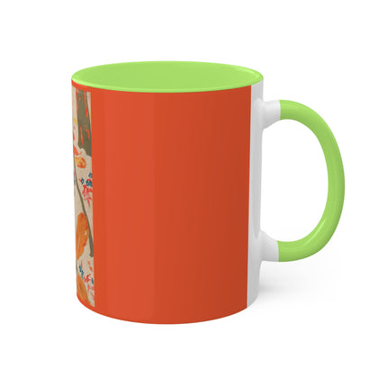 Book Illustration by Hashiguchi Goyō Colorful Mugs, 11oz