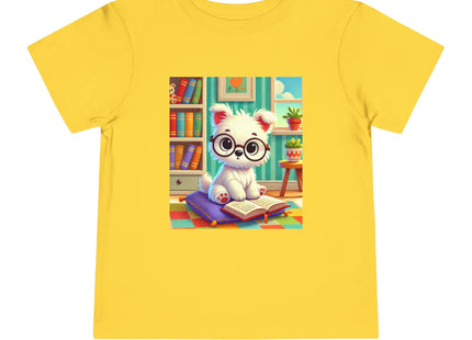 Little Scholar Pup Toddler Short Sleeve Tee