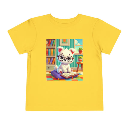 Little Scholar Pup Toddler Short Sleeve Tee