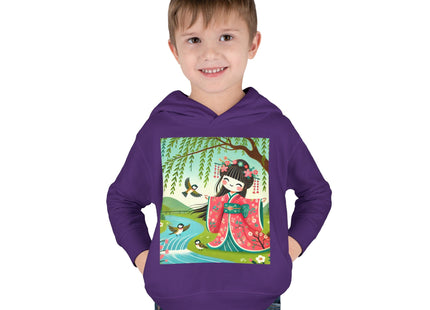 Sparrow Dance Geisha Fairy Toddler Pullover Fleece Hoodie