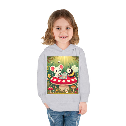 Tea Time Friends Toddler Pullover Fleece Hoodie