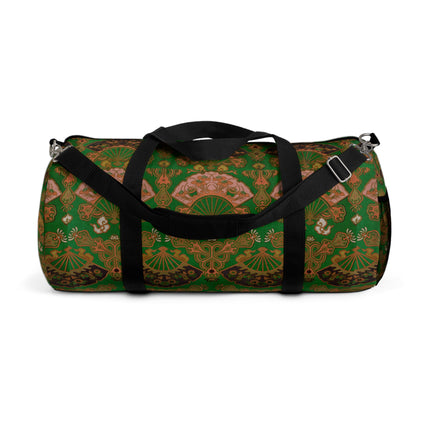 Japanese Fan Pattern IV by G.A. Audsley Duffle Bag