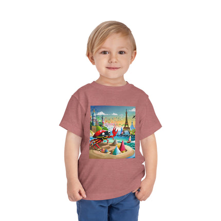 Crab Architect Toddler Short Sleeve Tee