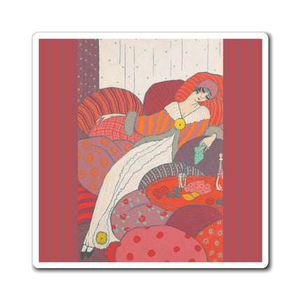 Les Coussins by Georges Lepape Magnets (3 Sizes)
