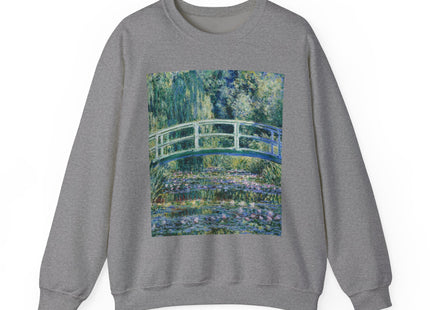 Water Lilies and Japanese Bridge by Claude Monet Heavy Blend™ Crewneck Sweatshirt