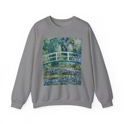 Water Lilies and Japanese Bridge by Claude Monet Heavy Blend™ Crewneck Sweatshirt