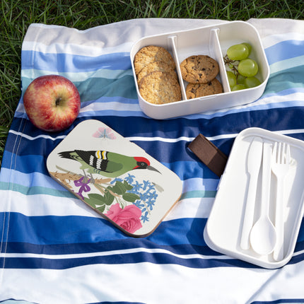 Woodpecker & Rose Bento Lunch Box – Charming Beauty & Refined Simplicity