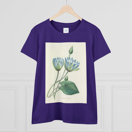 Choix des plus belles fleurs, Plate 055 by Pierre Joseph Redouté  Women's Midweight Cotton Tee