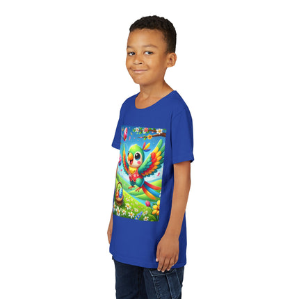 Easter Parrot Youth Short Sleeve Tee