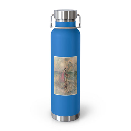 Rita Rides on the Dolphin by Warwick Goble Copper Vacuum Insulated Bottle, 22oz