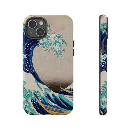 The Great Wave off Kanagawa by Katsushika Hokusai Phone Cases