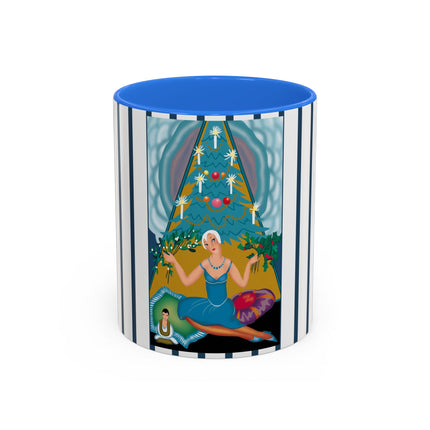 Art Deco Christmas Elegance Colorful Mugs (11oz, 15oz)