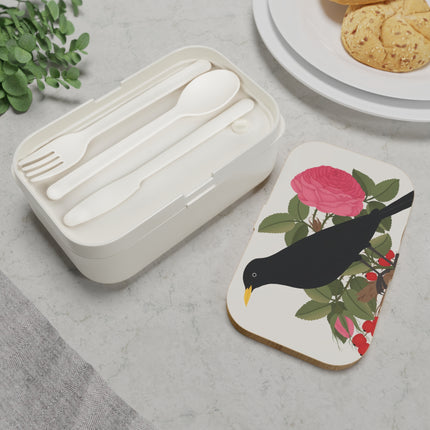 Blackbird & Rose Bento Lunch Box – Timeless Beauty & Elegant Charm