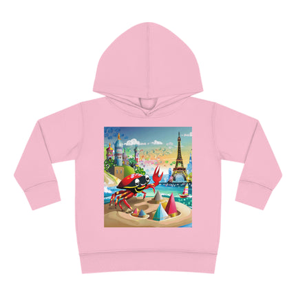 Crab Architect Toddler Pullover Fleece Hoodie