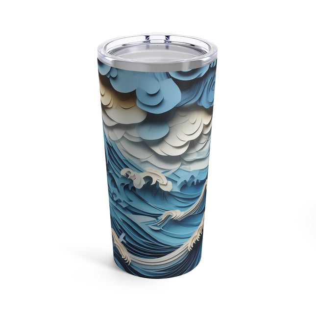 Dramatic Ocean with Crashing Waves Tumbler 20oz