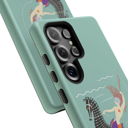 Mermaid on Seahorse Phone Case – Mythic Ocean Grace
