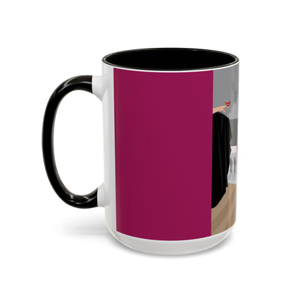 The Red Bird Colorful Mugs – Gentle Storybook Charm & Elegant Whimsy