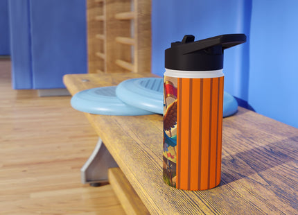 Watchful Guardian Stainless Steel Water Bottle, Standard Lid