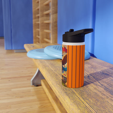 Watchful Guardian Stainless Steel Water Bottle, Standard Lid