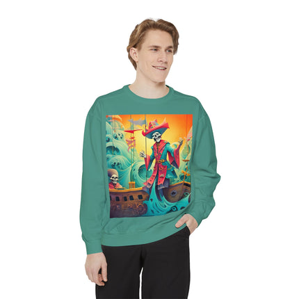 Skeleton Crew of the Misty Seas Unisex Garment-Dyed Sweatshirt