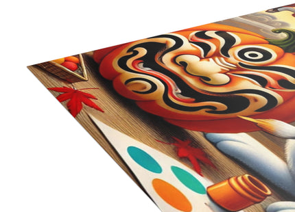 Halloween Rabbit’s Kabuki Jack-o’-Lanterns Postcards (envelopes included) - Bundles of 10, 30, 50 Pieces