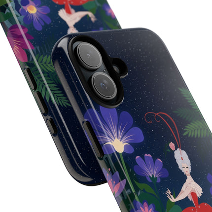 🌺✨ The Lady Of The Starlit Enchanted Garden Phone Case – Art Deco Floral Fantasy