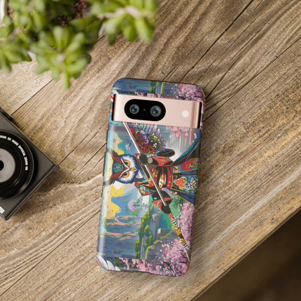 Cyberpunk Samurai Owl Phone Cases