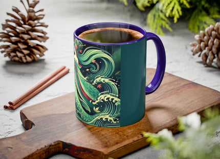 Mermaid Queen Rising from the Deep Colorful Mugs (11oz, 15oz)