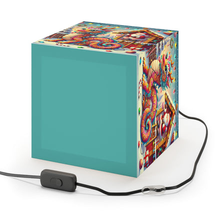 Playful Dragon's Christmas Light Cube Lamp