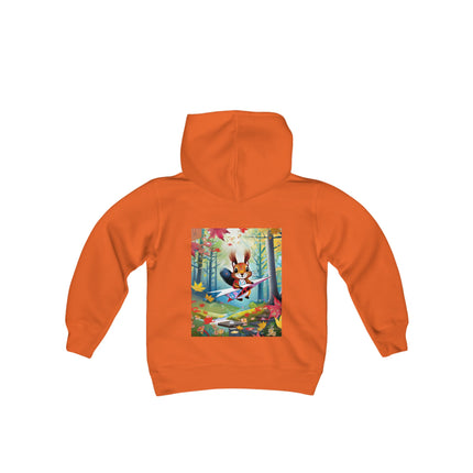 Acorn Aviator Youth Hooded Sweatshirt – Woodland Adventure Takes Flight