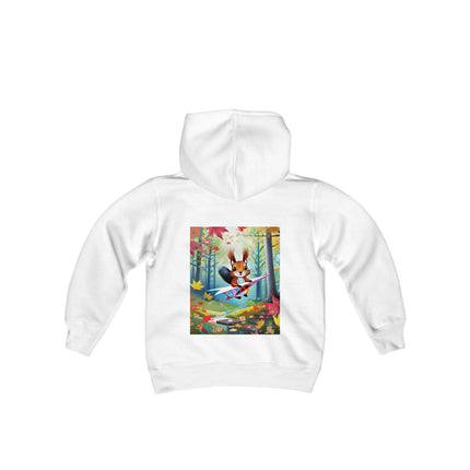 Acorn Aviator Youth Hooded Sweatshirt – Woodland Adventure Takes Flight