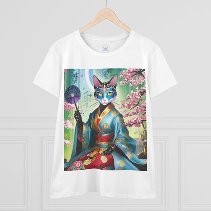 Cyberpunk Geisha Cotton Tee