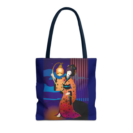The Enchanting Geisha Tote Bag (AOP)