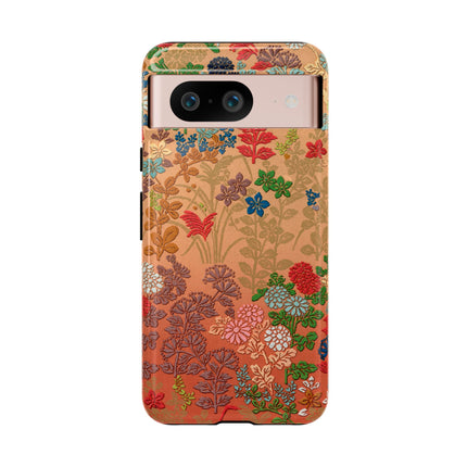 Ornamental Japanese Flower Pattern Phone Cases