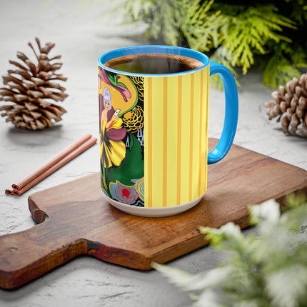 Enchanted Pansy Elegance Colorful Mugs (11oz, 15oz)