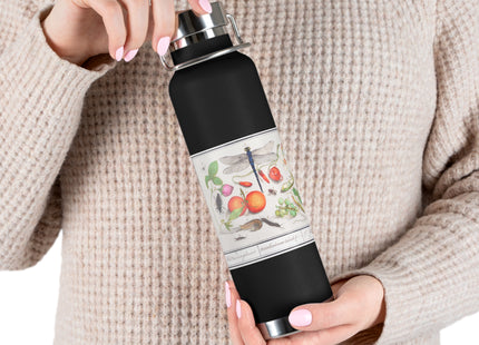Natural History Ensemble, No. 7 by Anselmus Boëtius de Boodt Copper Vacuum Insulated Bottle, 22oz