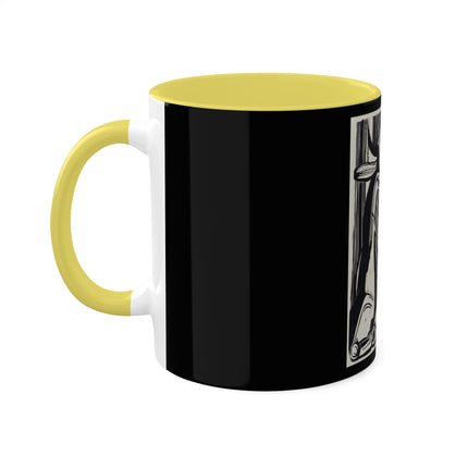 The Large Cow by Ernst Ludwig Kirchner Colorful Mugs, 11oz