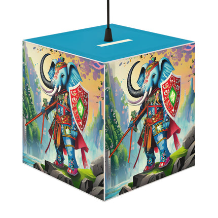 Cyberpunk Elephant Light Cube Lamp