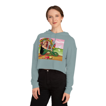 Siren Serenade Cropped Hooded Sweatshirt