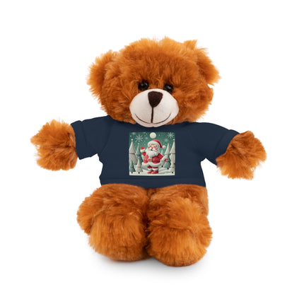 Santa's Joyful Night Stuffed Animals with Tee