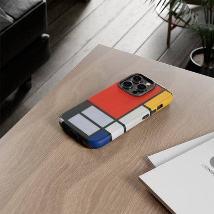 Composition with Red, Yellow, Blue, and Black by Piet Mondrian Phone Cases